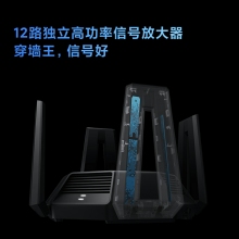 【星際堡壘】小米路由器AX9000家用千兆端口5G三頻無線wifi6增強(qiáng)大戶型穿墻王全屋WiFi光纖電競mesh